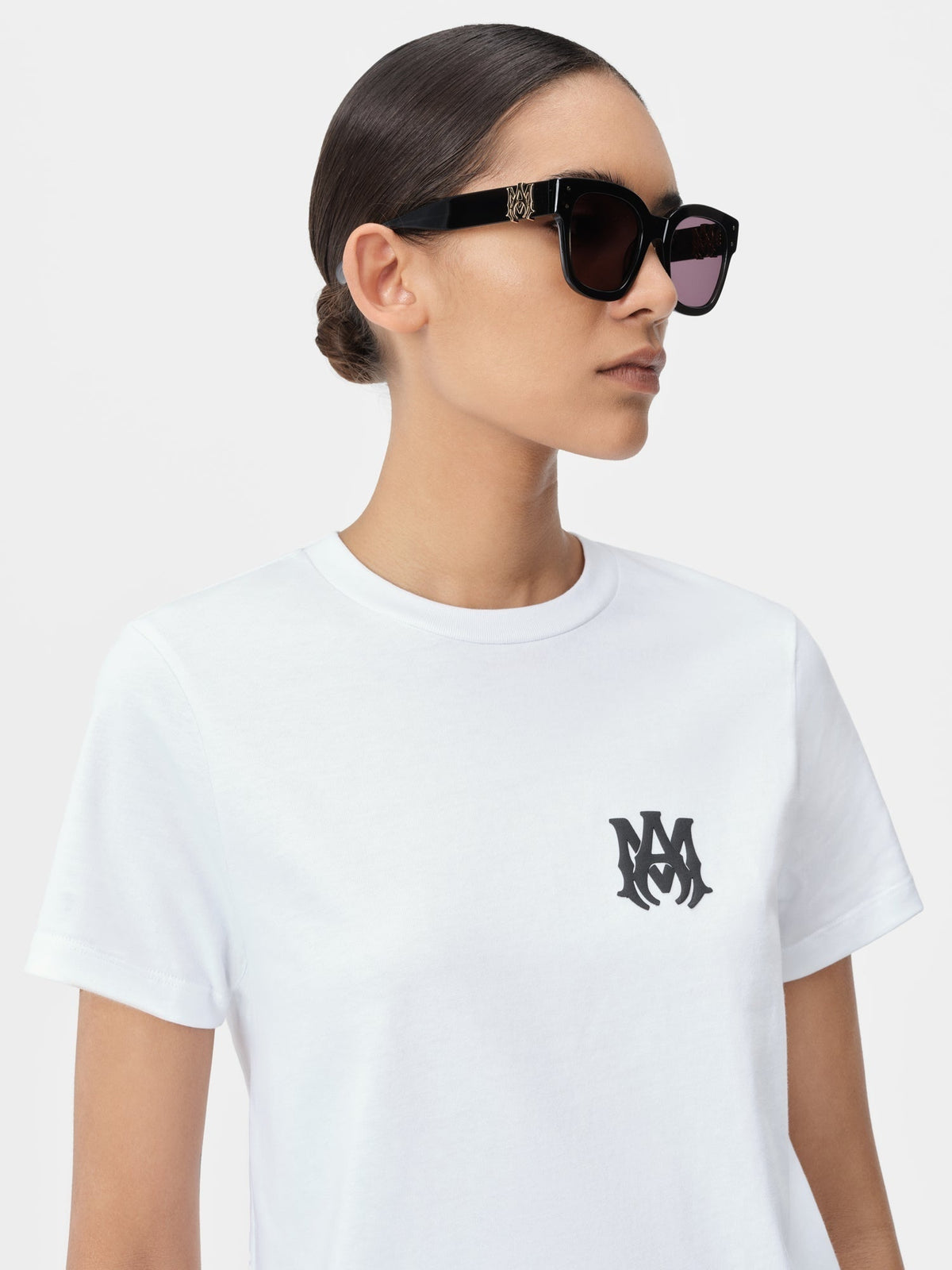 Women AMIRI WHITE T-SHIRT BACK PRINT