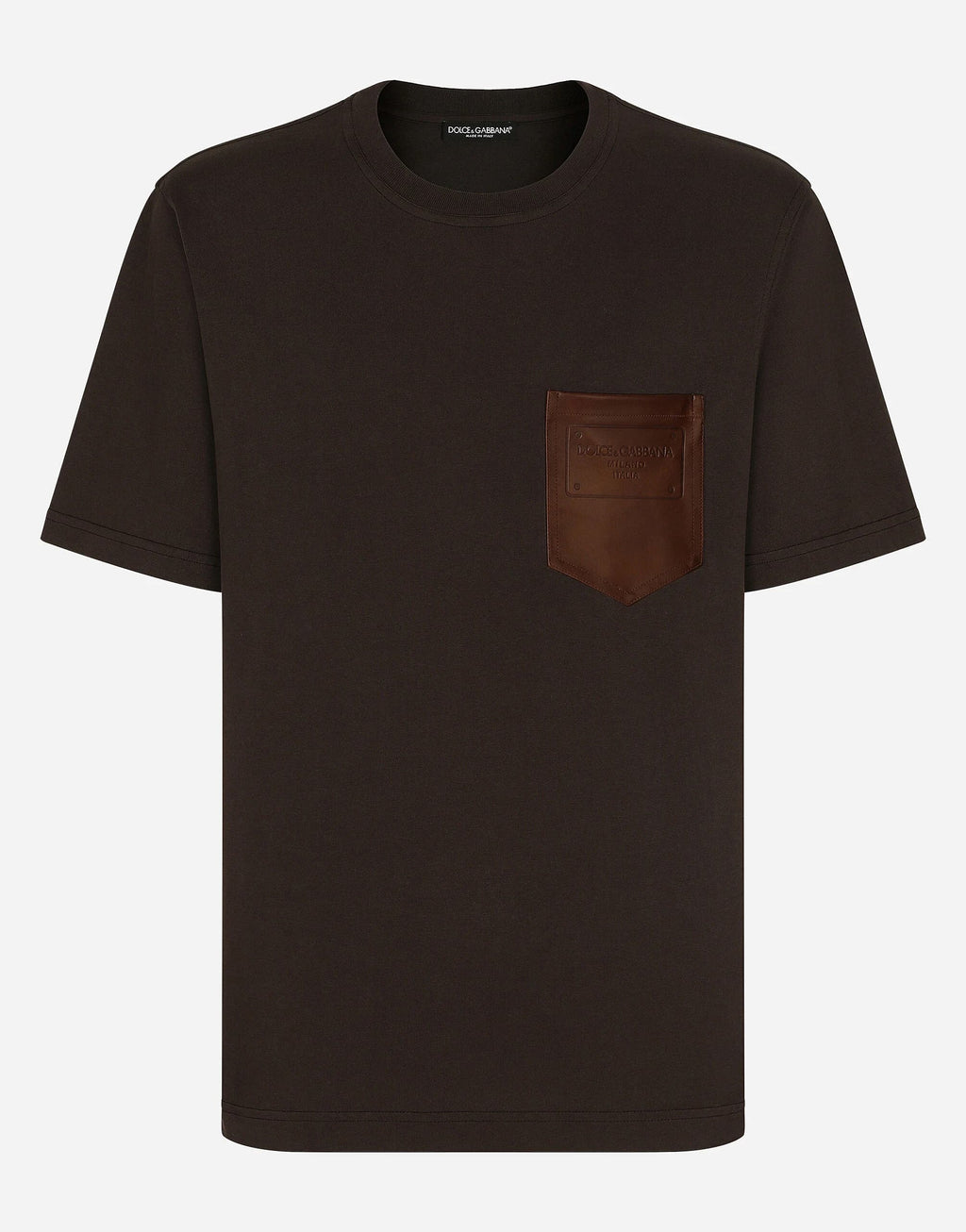 Women DG Leather Pocket Brown
