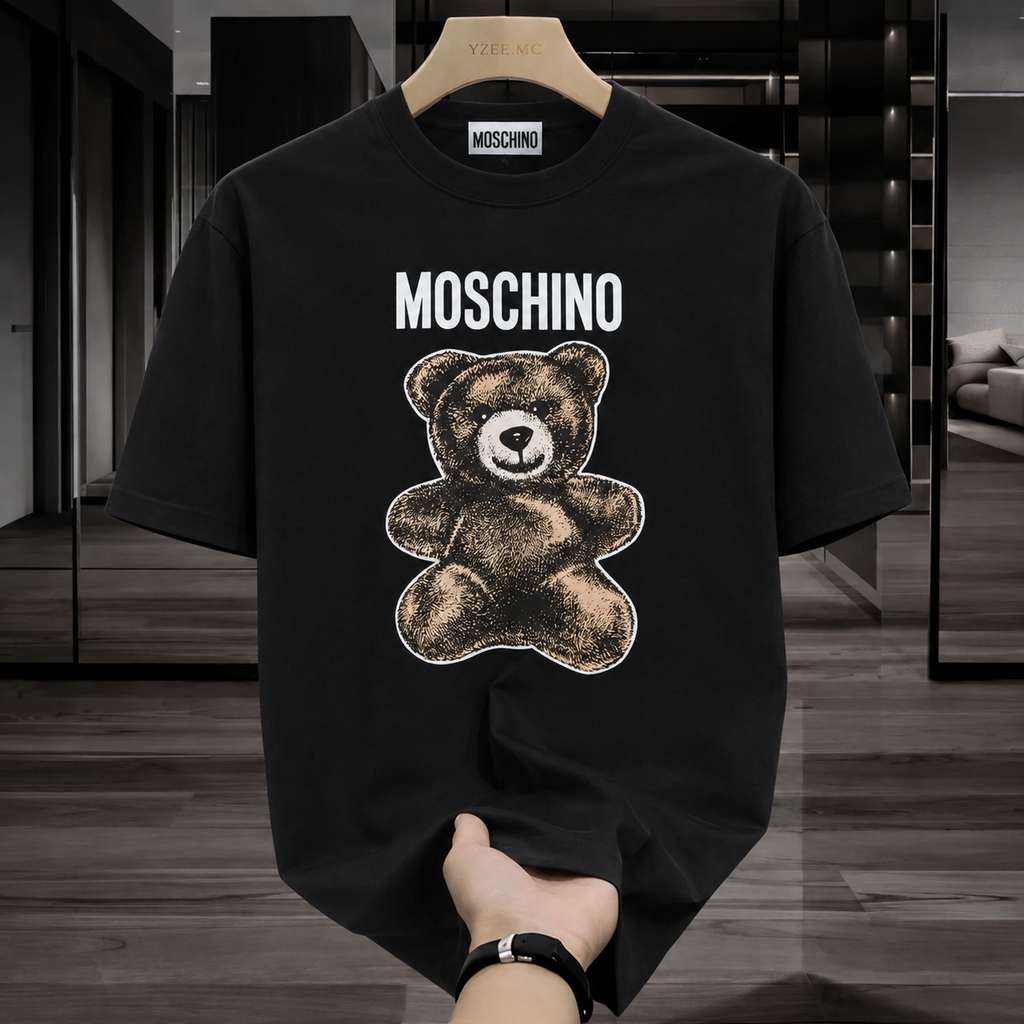 Women Moschino Black Teddy Tshirt