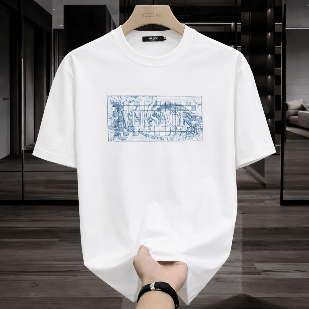 Women Versace White Tshirt (Embroidery)