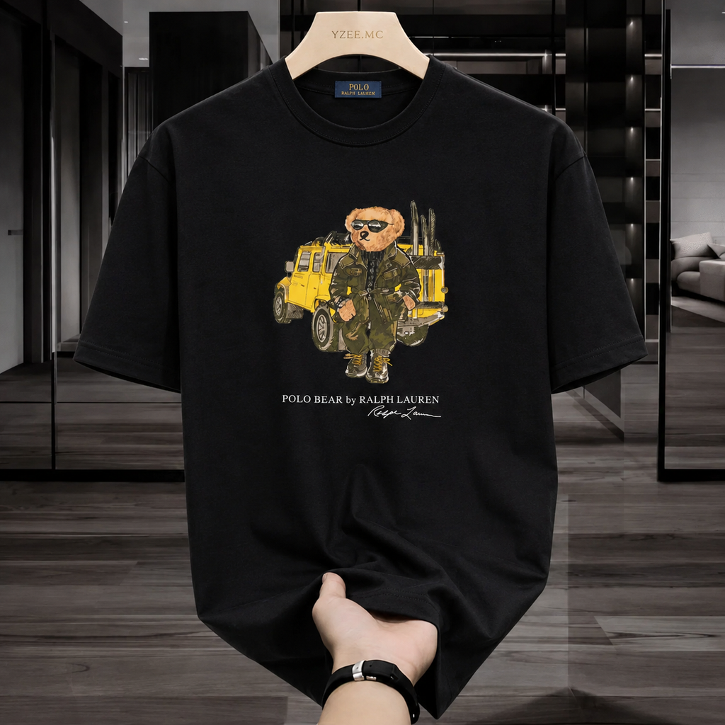 Women Teddy Tshirt Black (Jeep)