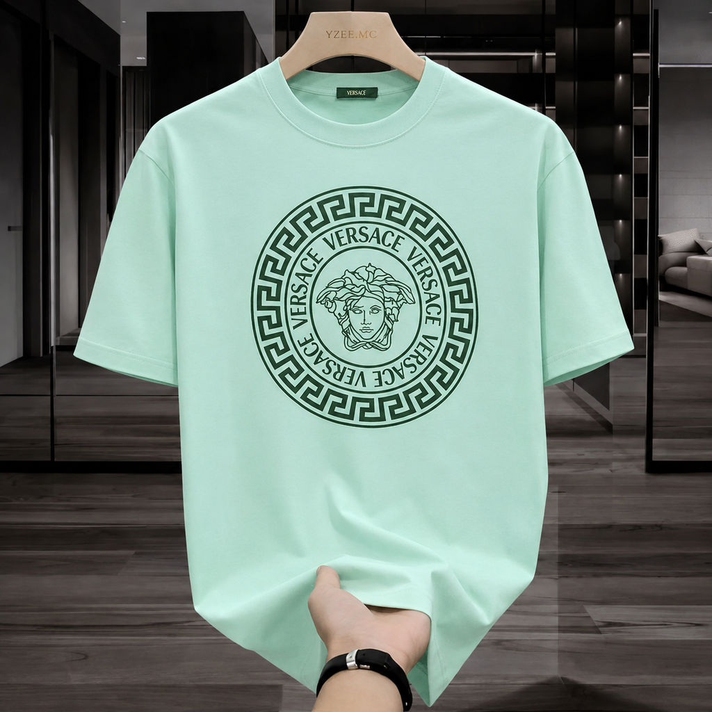 Women Versace aqua green