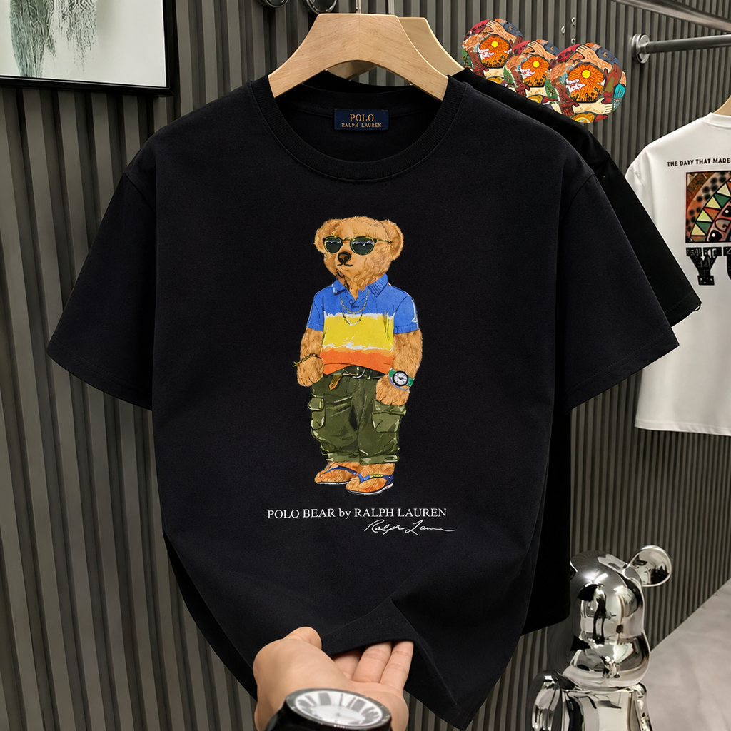 Women Teddy Tshirt Black (Multi Tshirt)