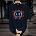 Women Gucci Box Navy Tshirt