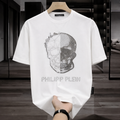 Women PP skull Tshirt White (Supima Cotton)