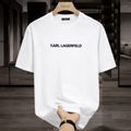 Women KARL Outline Logo Front Back (White)