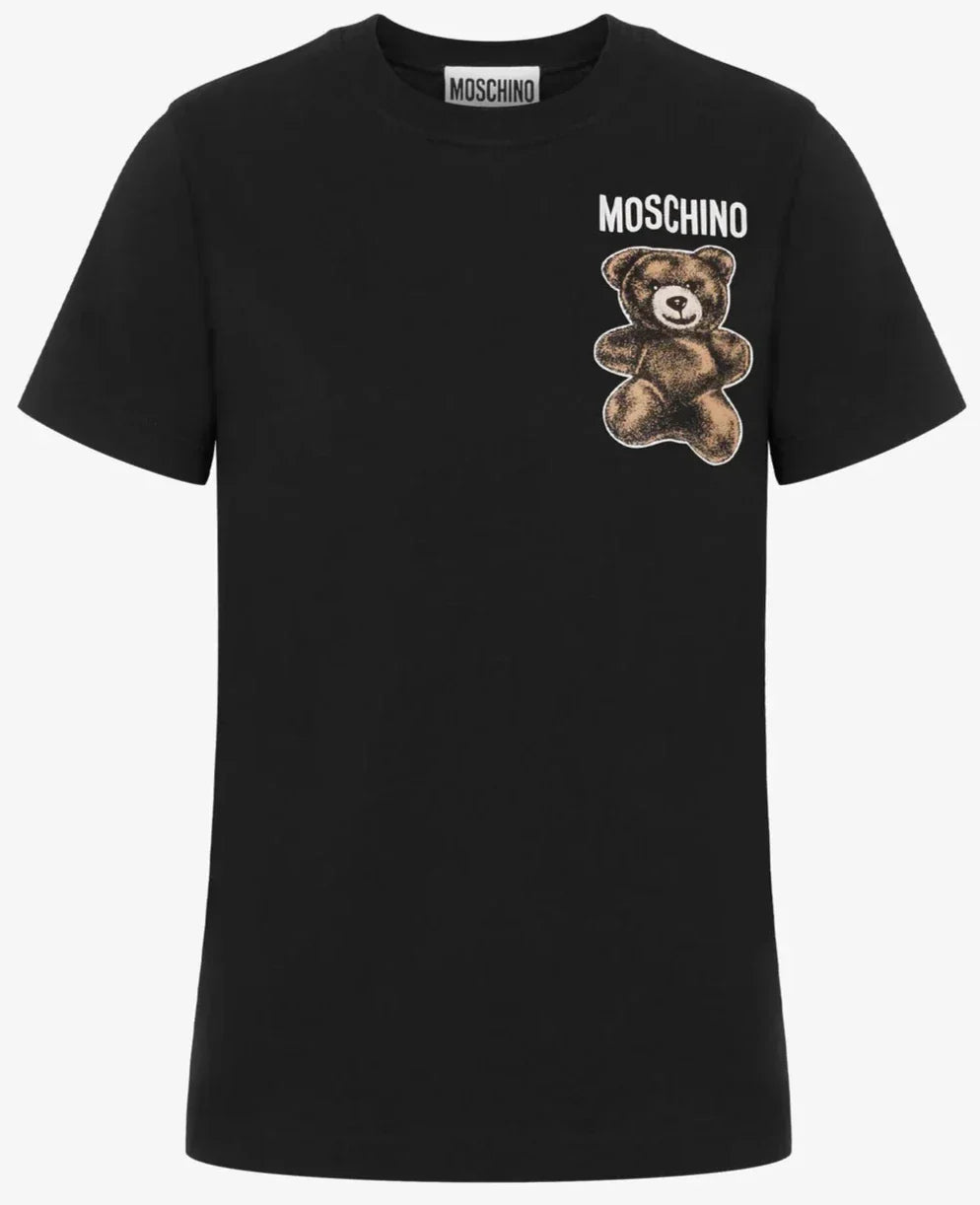 Women MOSCHINO BLACK SMALL TEDDY T-SHIRT