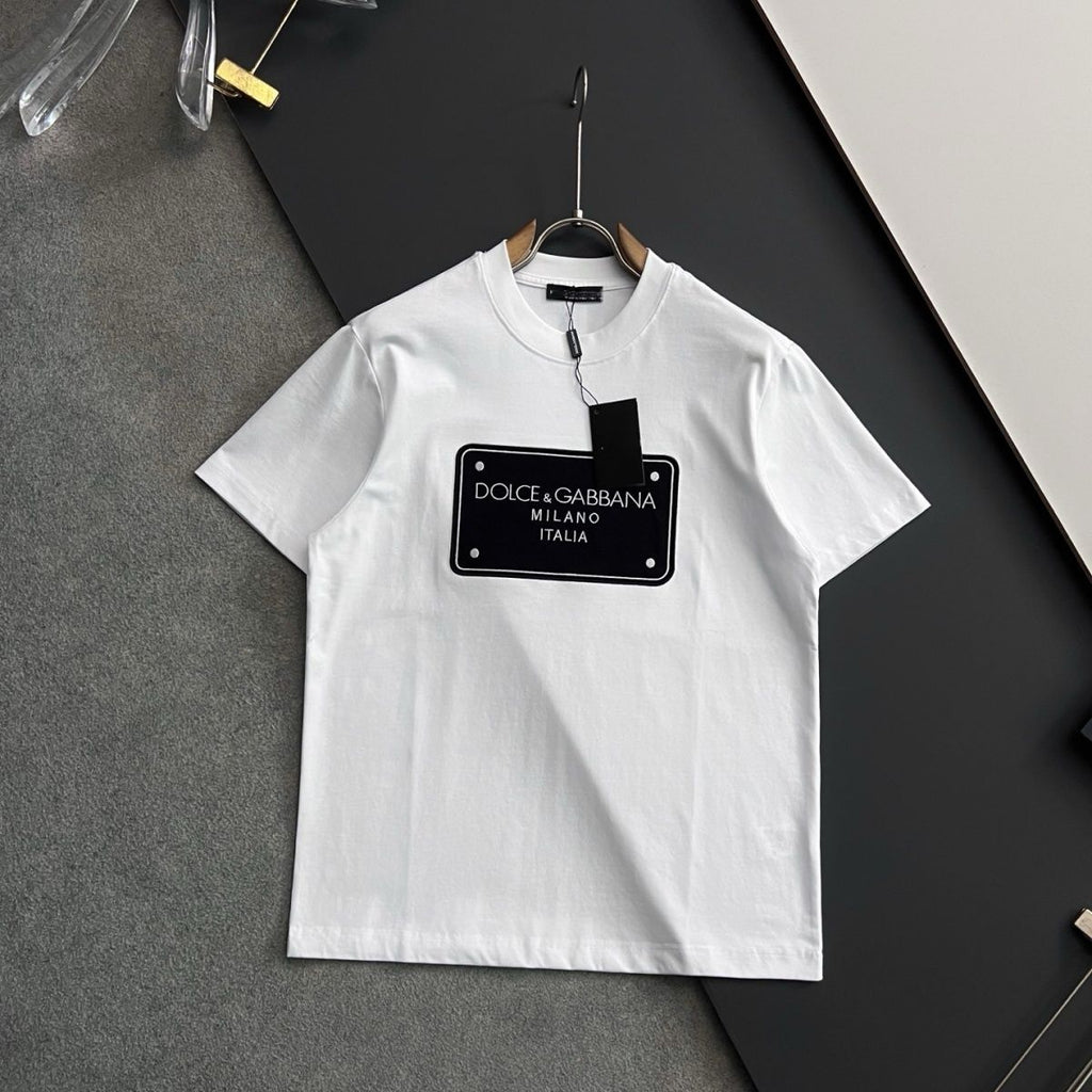 Women DG Black Box White Tshirt