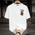 Women Moschino White Small Teddy Brown Tshirt