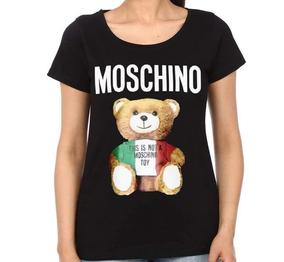Women Moschino Black Tshirt