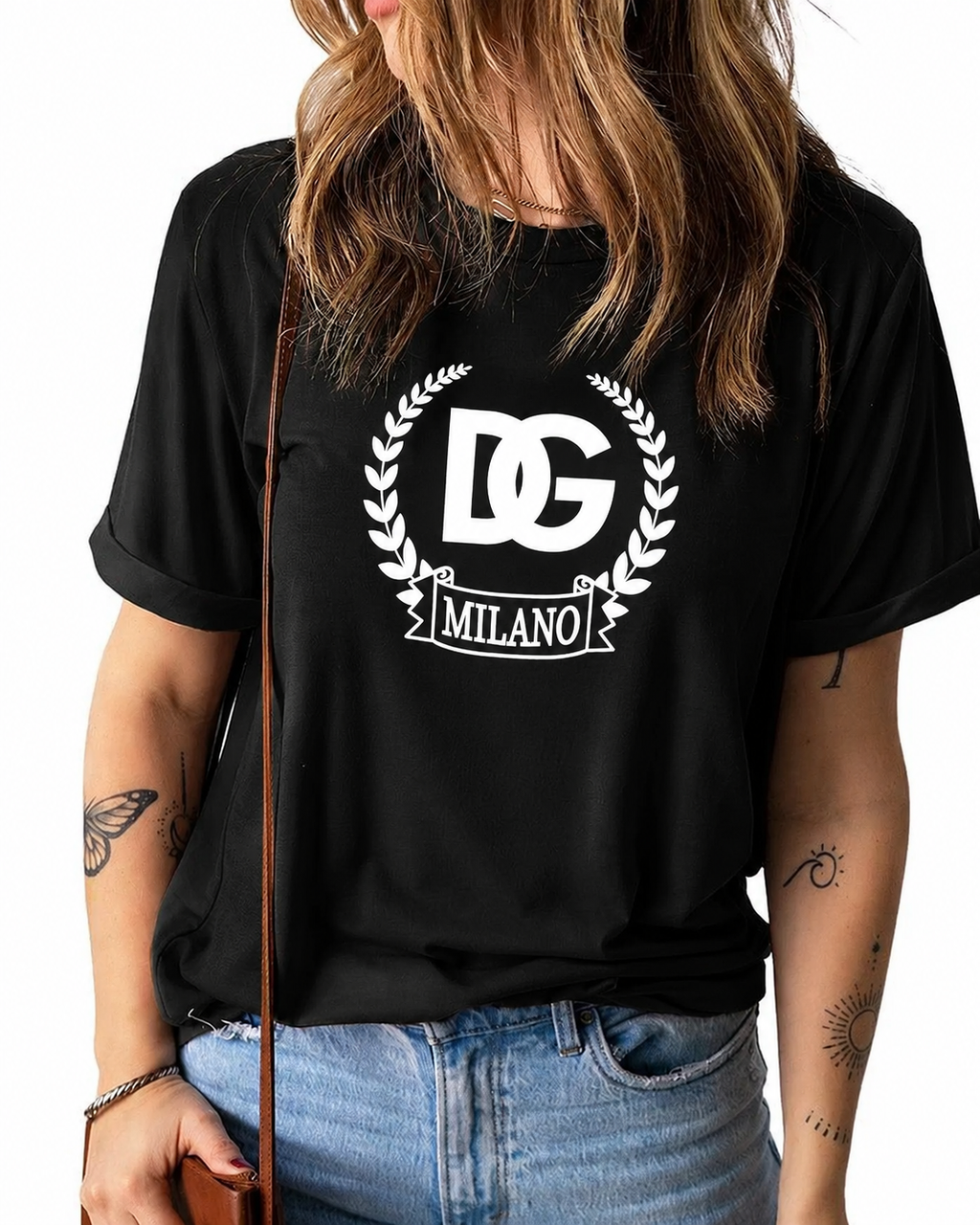 Women D&G Milano Black (Leaf)