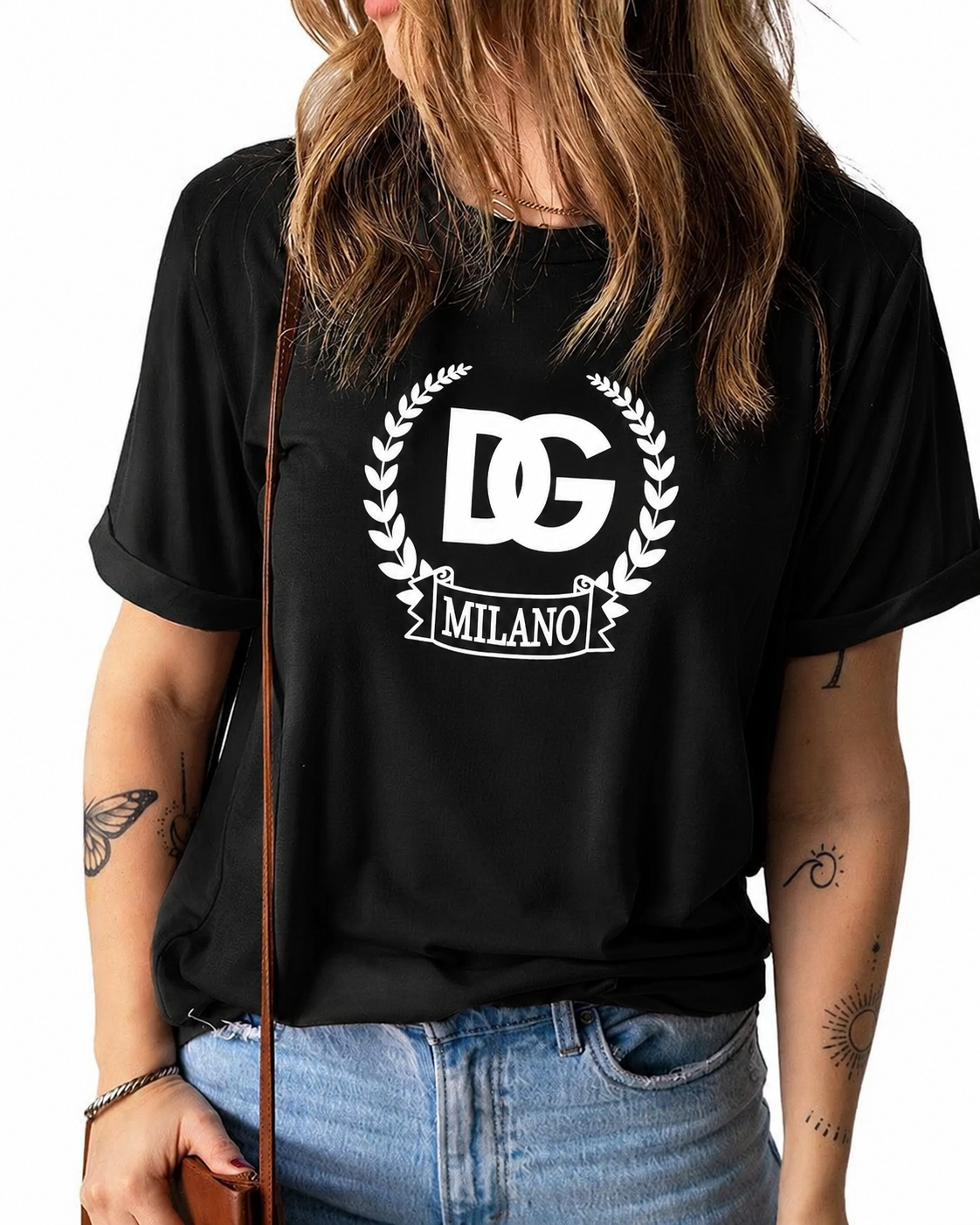 Women D&G Milano Black (Leaf)