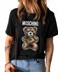 Women Moschino Black Teddy Tshirt