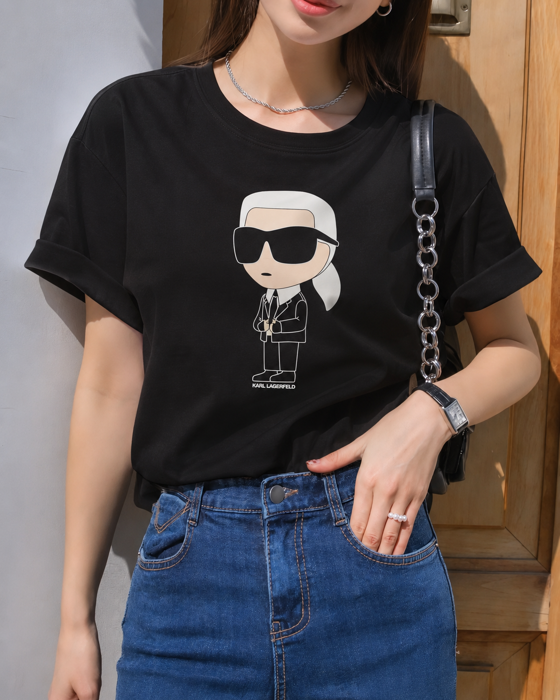 Women Karl Iconic T-SHIRT