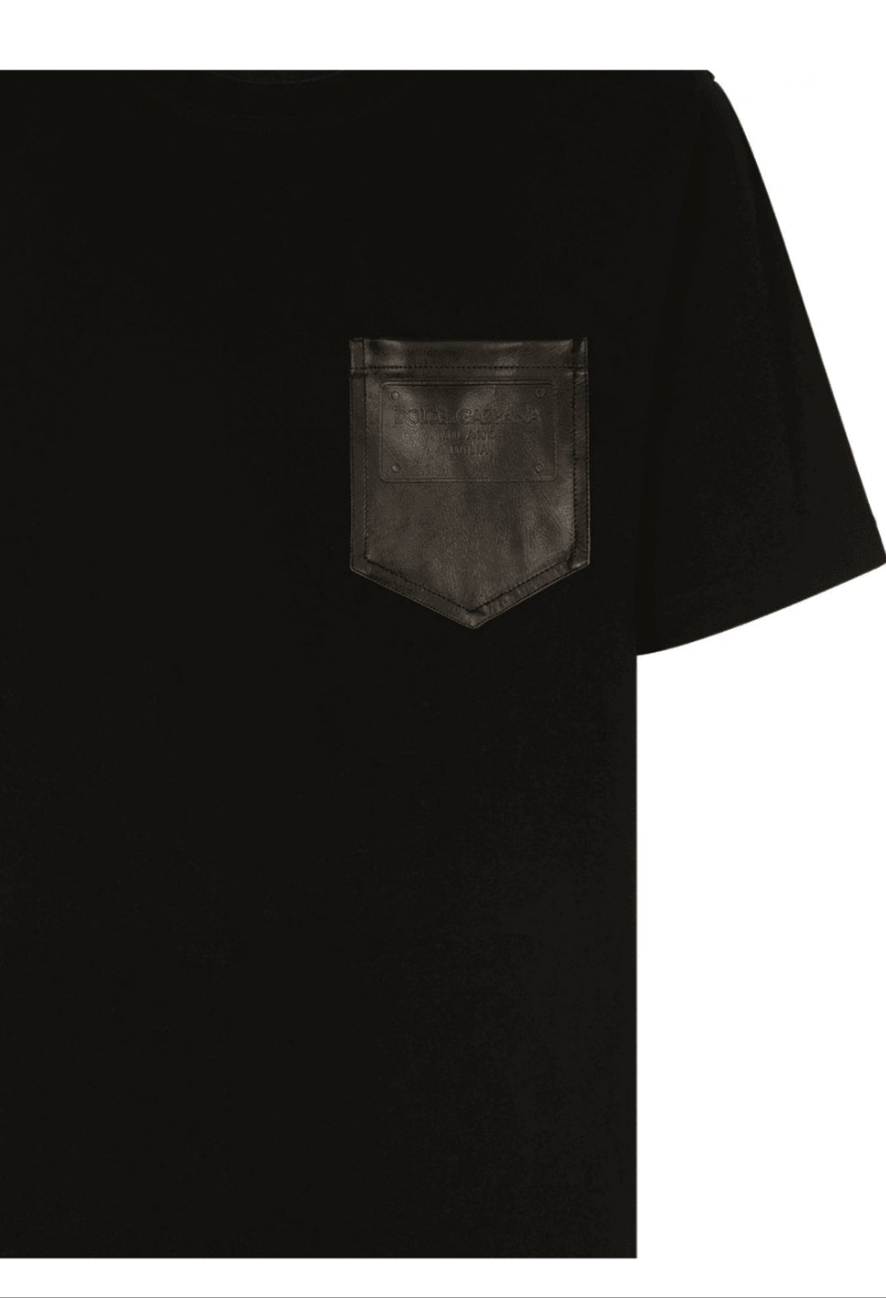 Women DG Leather Pocket Black