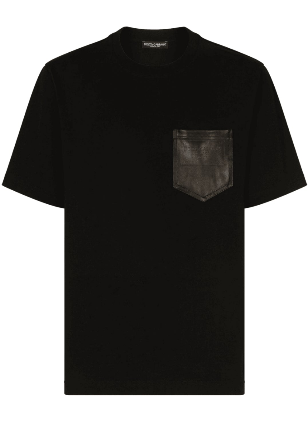 Women DG Leather Pocket Black