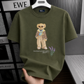 Women TEDDY BEAR T-SHIRT OLIVE
