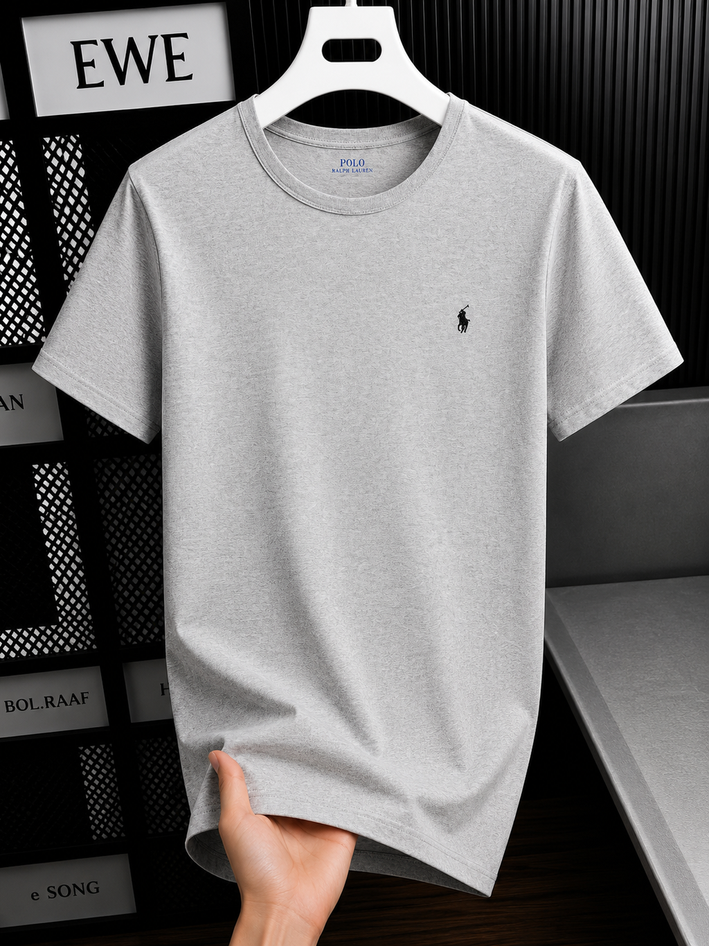 Women ABD Grey pony tshirt