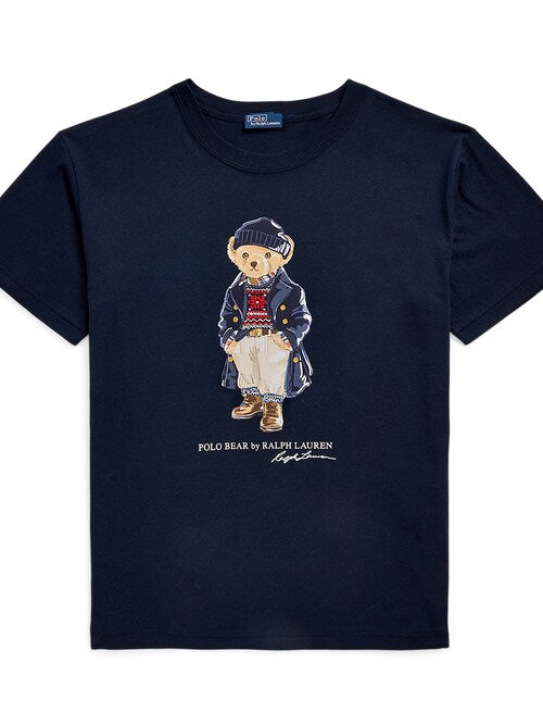 Women TEDDY BEAR T-SHIRT Navy (Christmas)