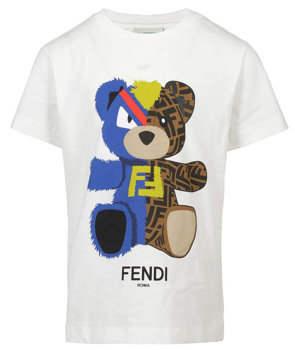 Women White T-SHIRT Fendi