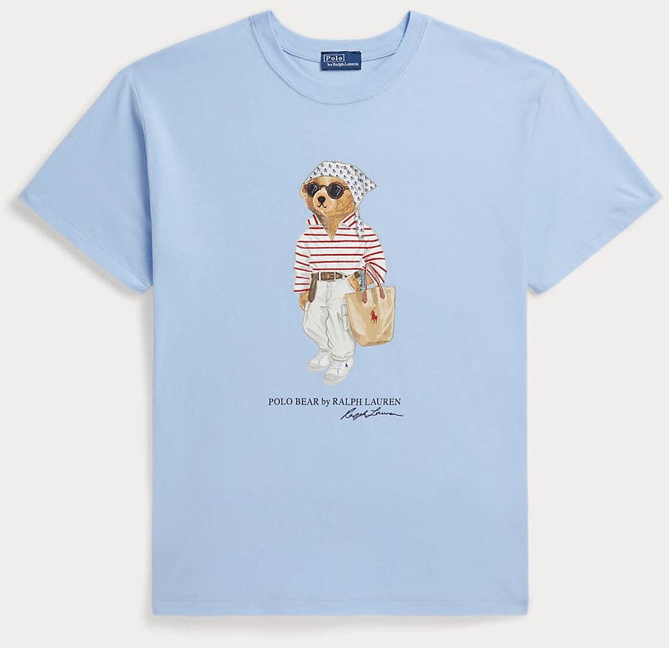 Women TEDDY BEAR T-SHIRT Sky
