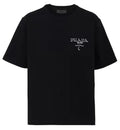 Women Prada Black Tshirt (small logo)