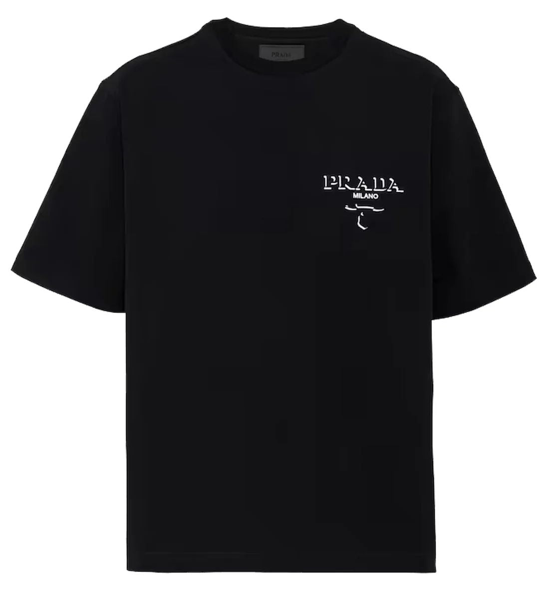 Women Prada Black Tshirt (small logo)