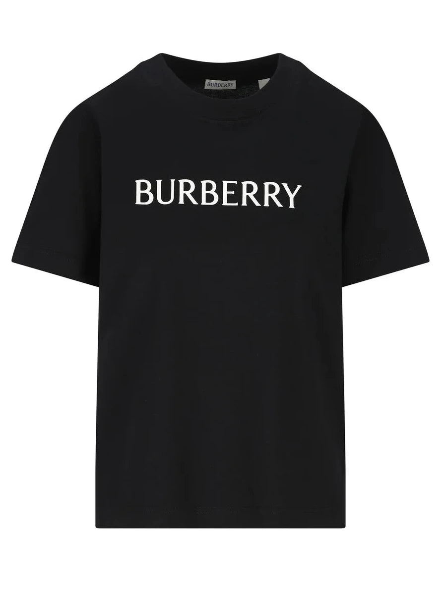 Women Burberry Black Tshirt