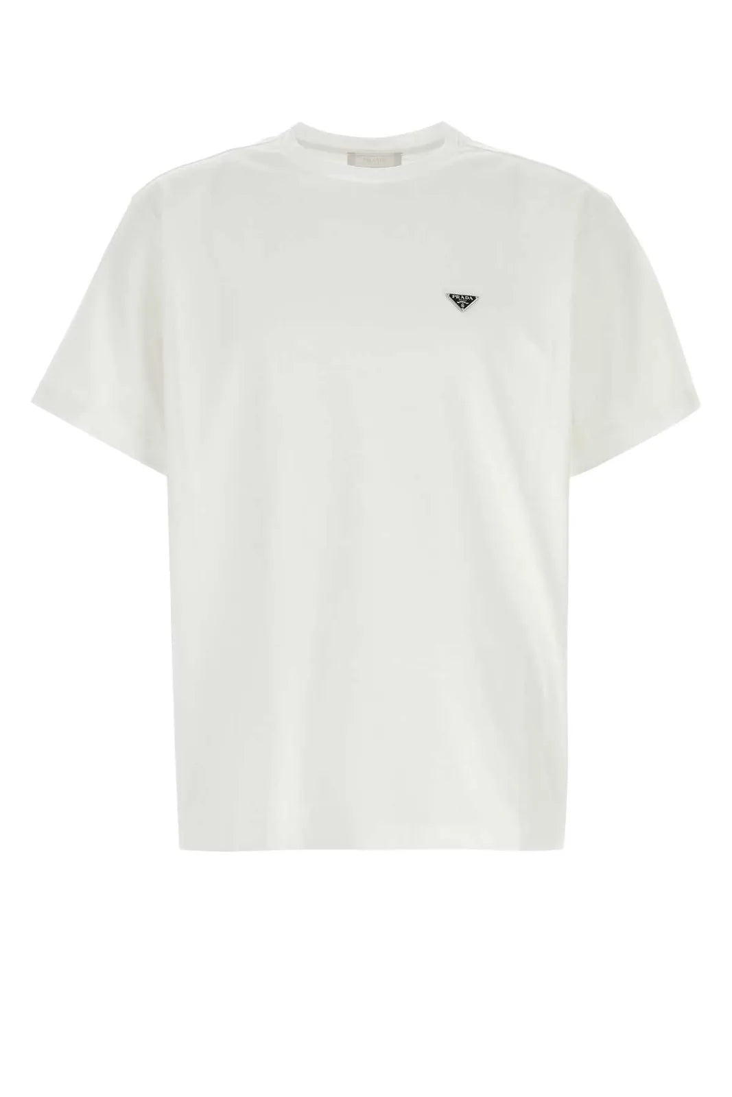 Women Prada Black Tshirt (metal badge)