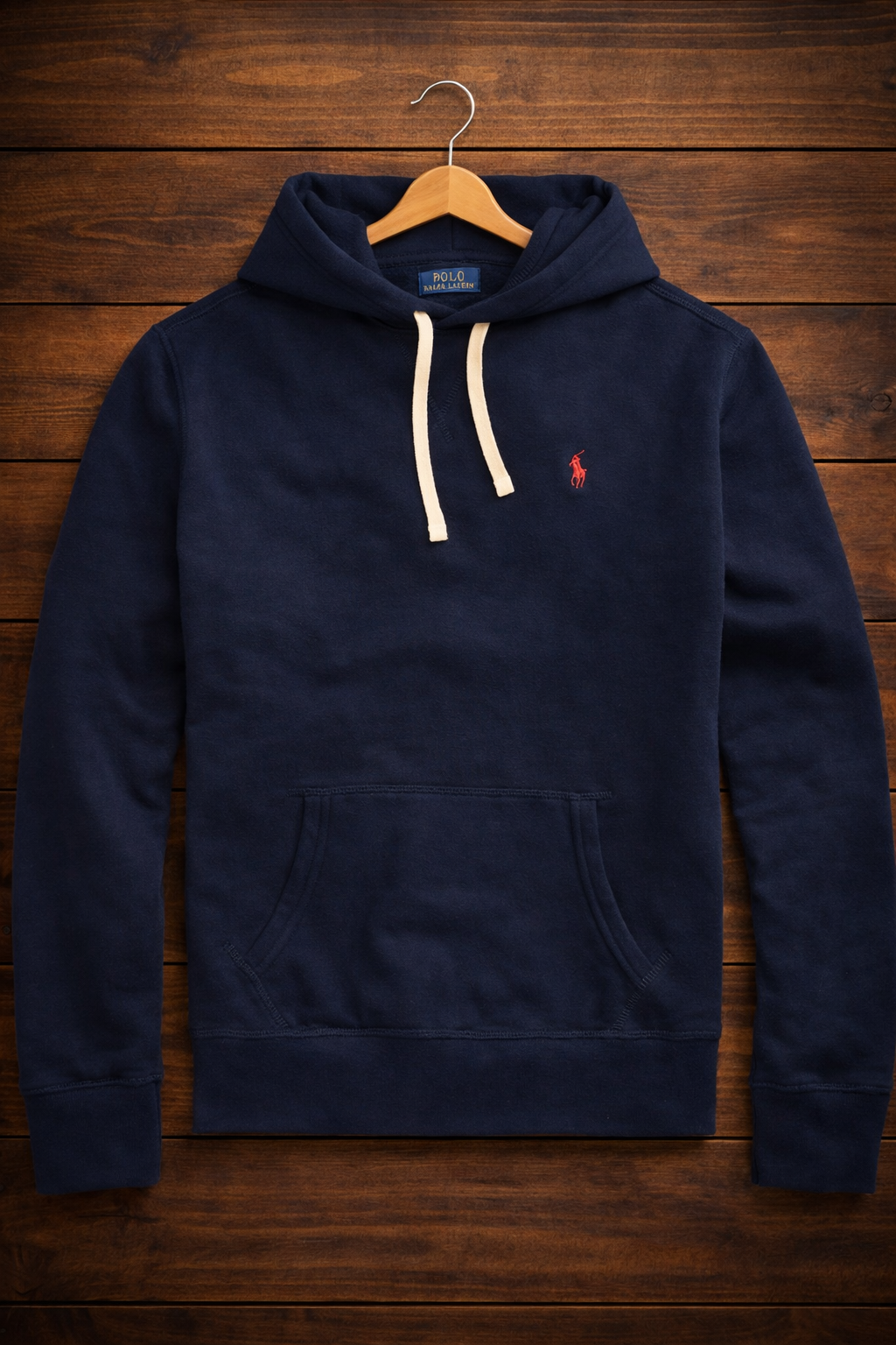 RL Fleece Hoodie (Navy Blue)