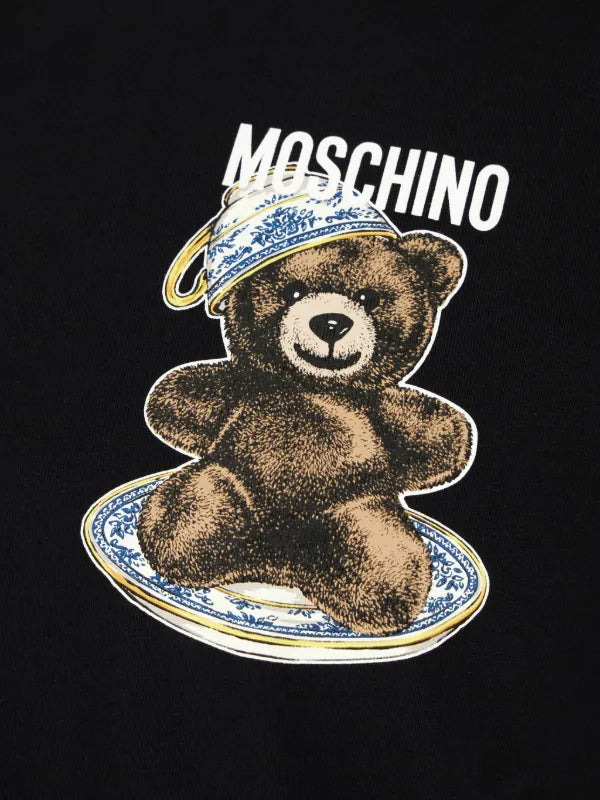 Women MOSCHINO BLACK SMALL CUP TEDDY T-SHIRT