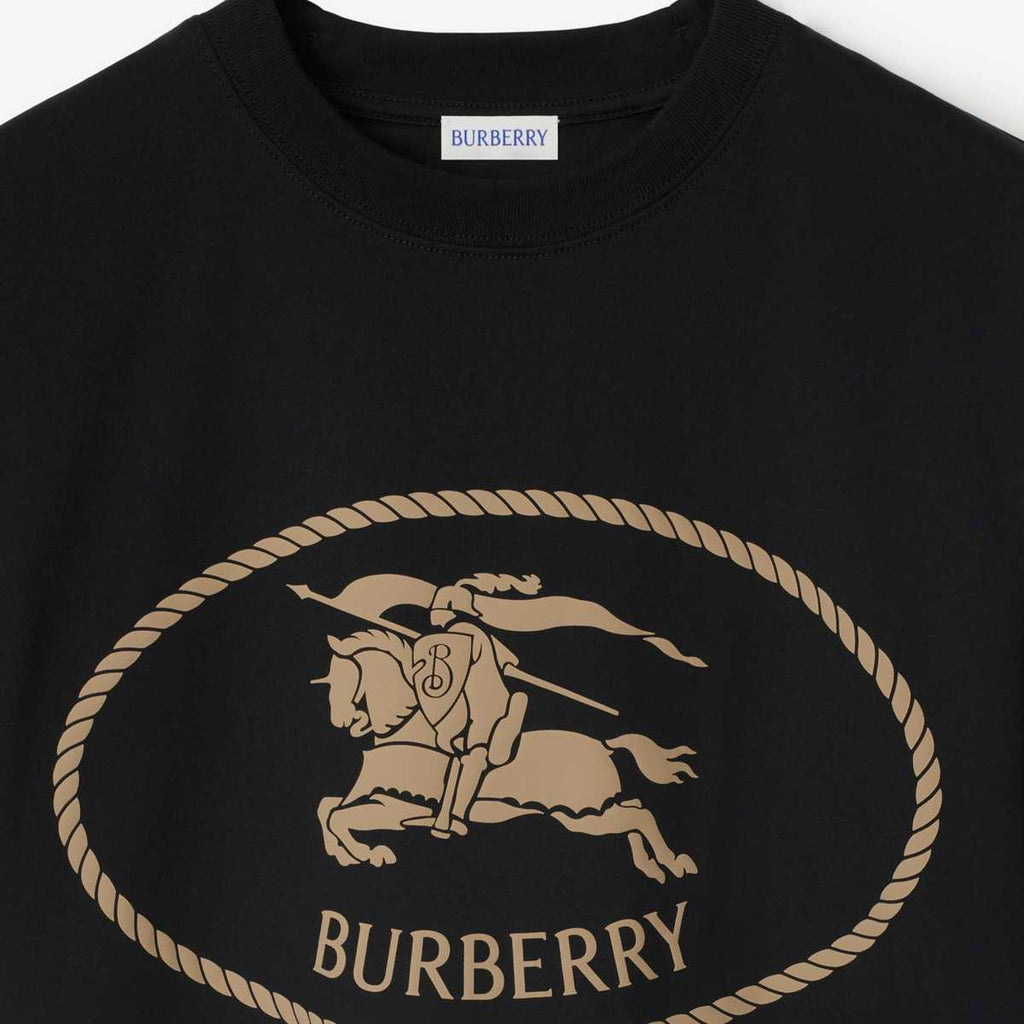 Women BURBERRY CLASSIC BLACK T-SHIRT