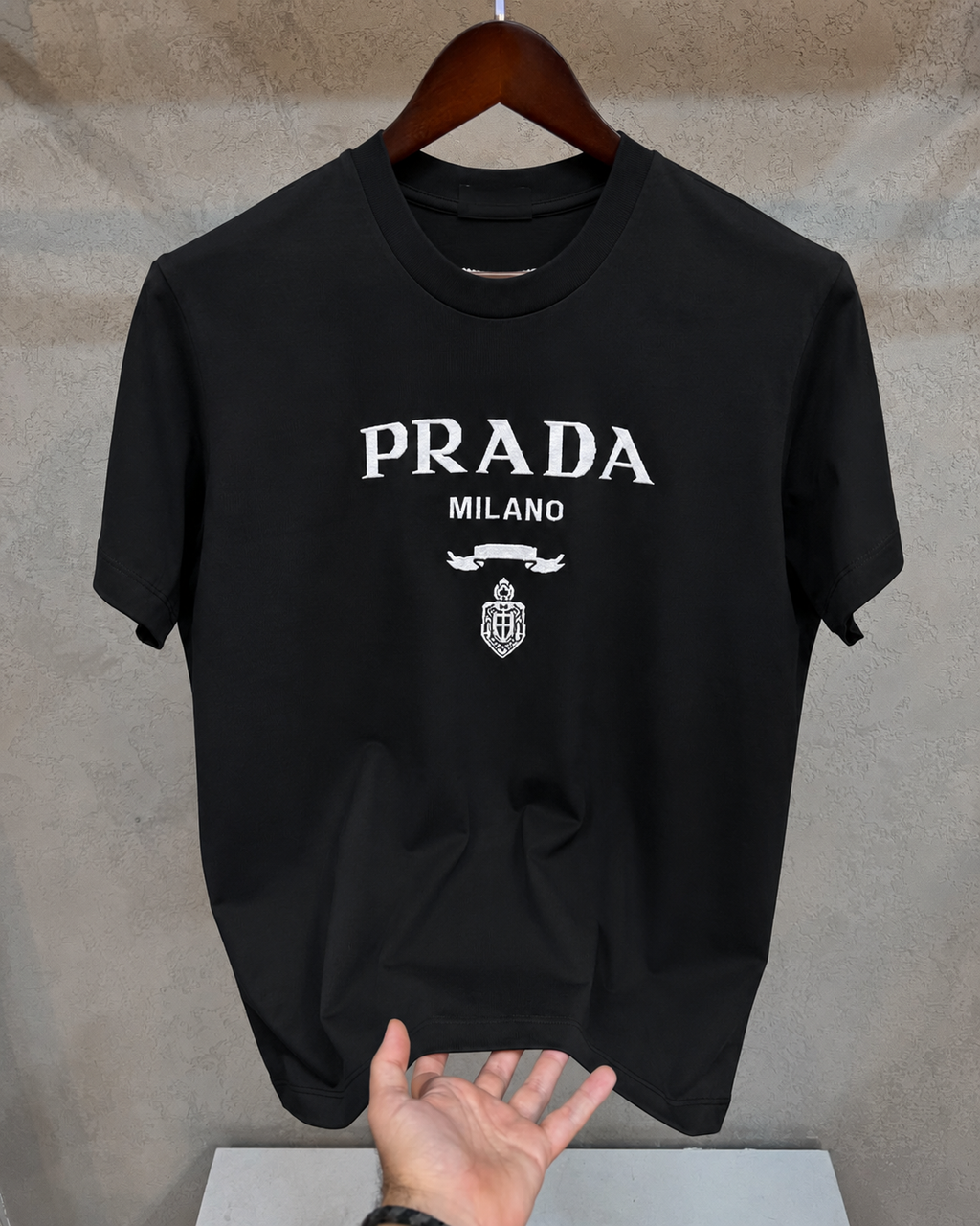 Women Prada Black Tshirt