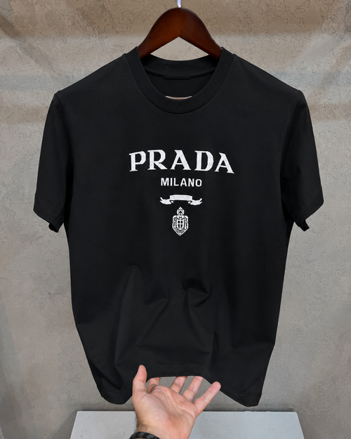 Women Prada Black Tshirt