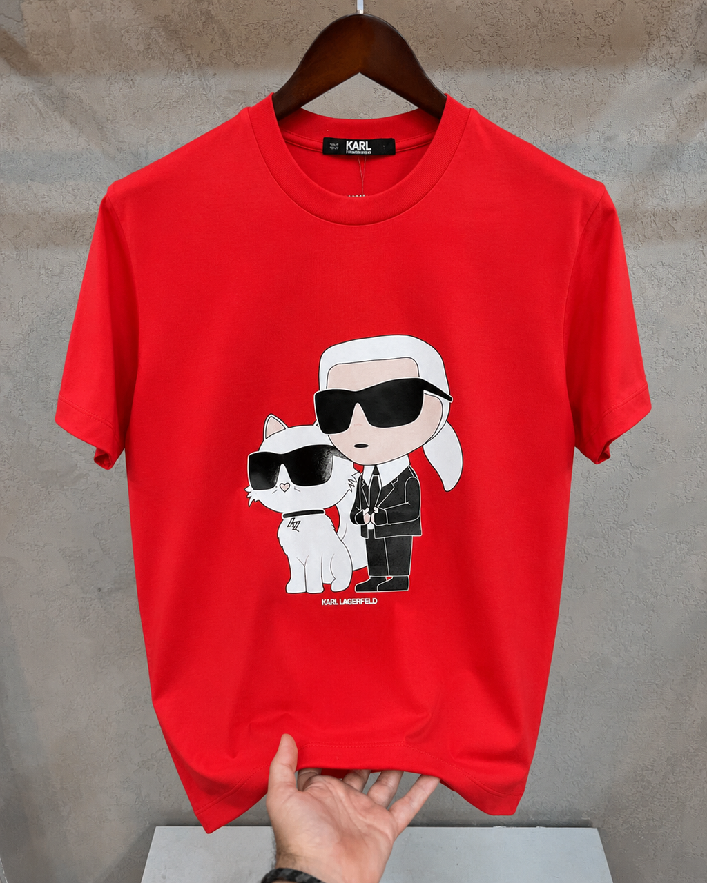 Women Karl Lagerfeld T-SHIRT Red