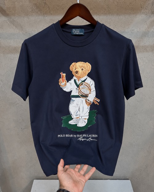 Women TEDDY BEAR T-SHIRT Navy (Wimbeldon)