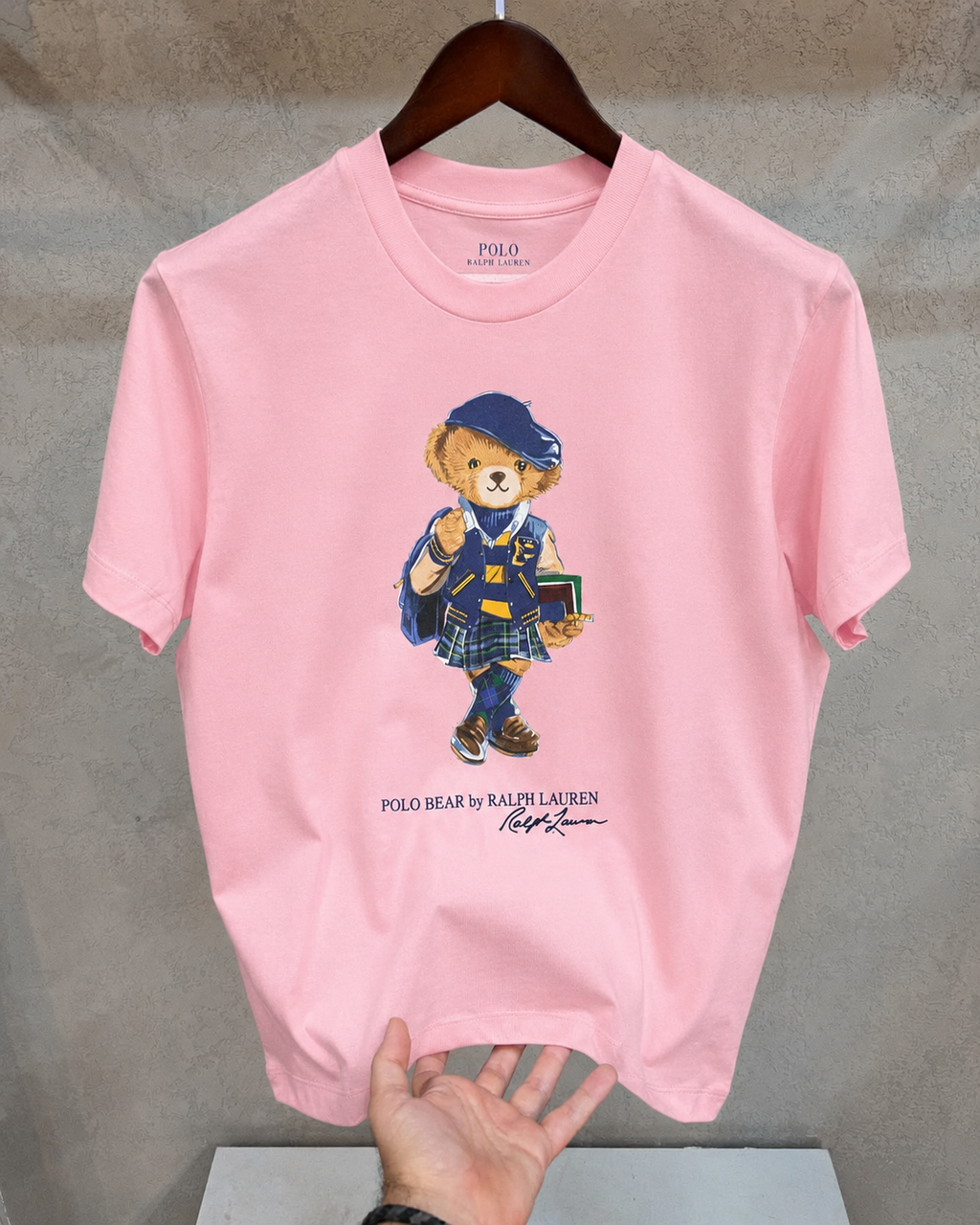 Women TEDDY BEAR T-SHIRT Pink (School)