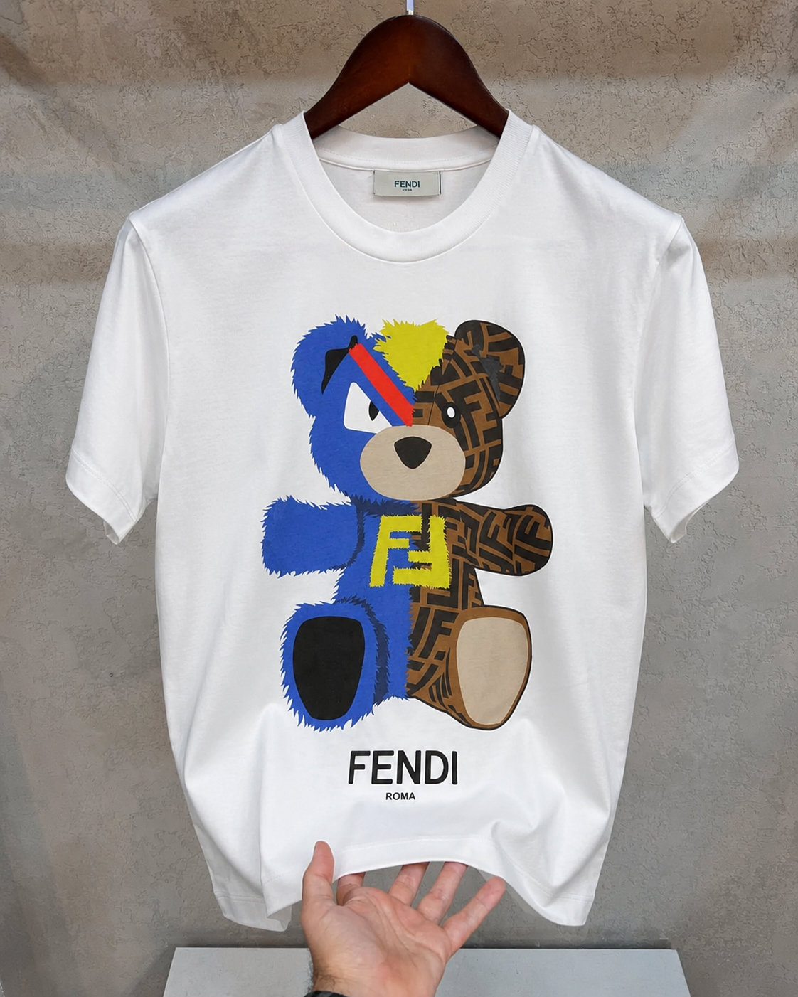 Women White T-SHIRT Fendi