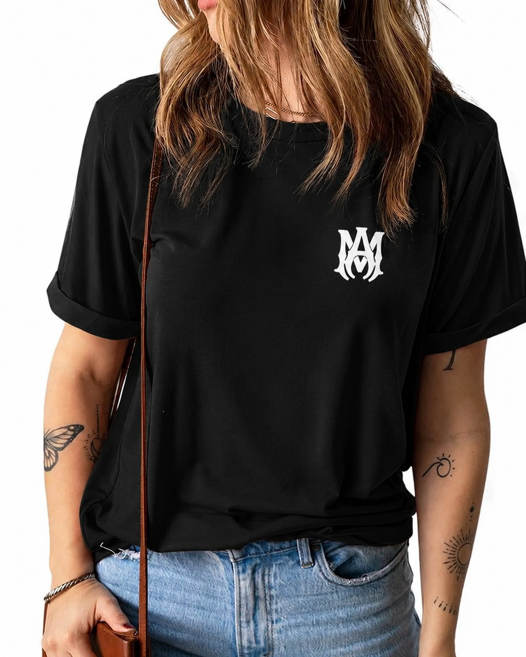 Women Amiri Black Tshirt