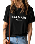 Women Balmain Black (White print)