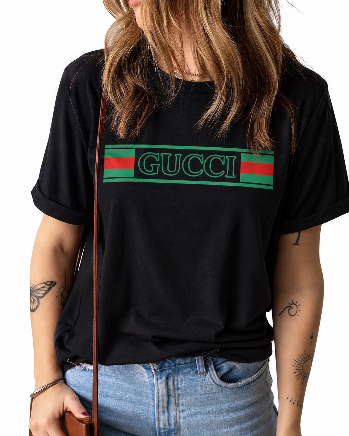 Women Gucci Black Tshirt