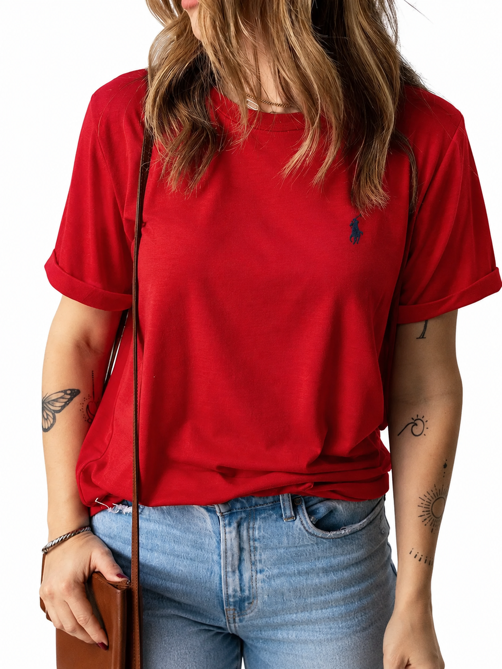 Women ABD Red pony tshirt