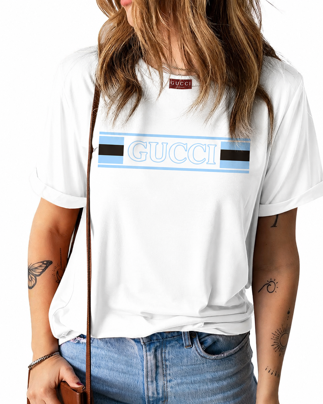 Women Gucci White Tshirt