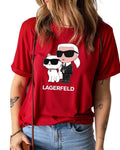 Women Karl Lagerfeld T-SHIRT Red