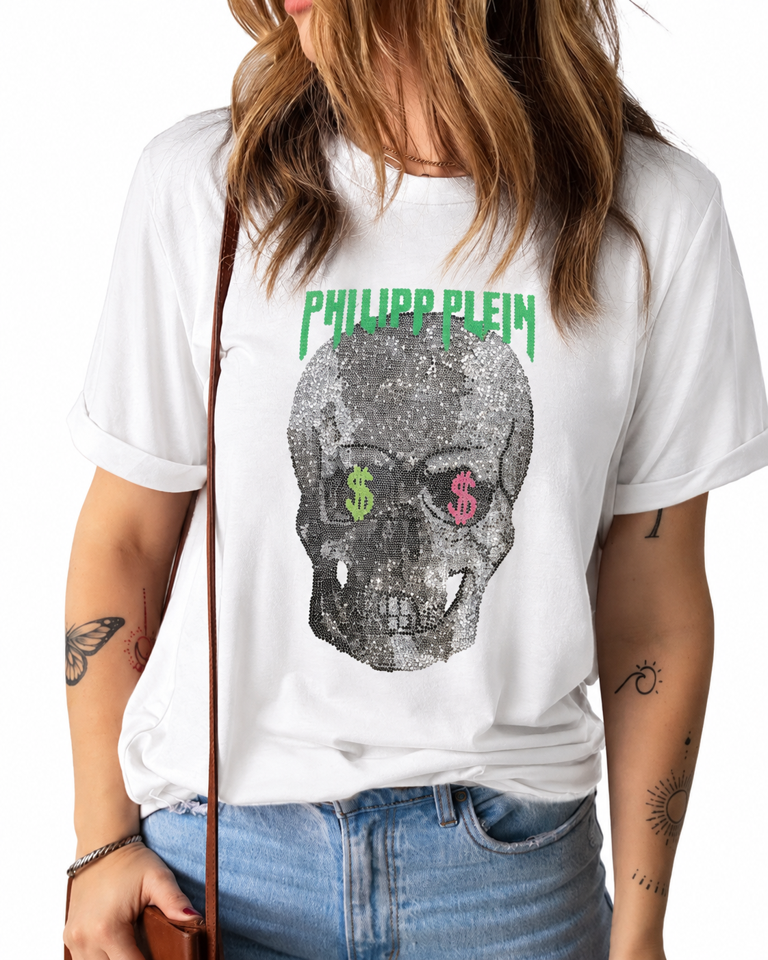 Women PP $ Tshirt White (Supima Cotton)
