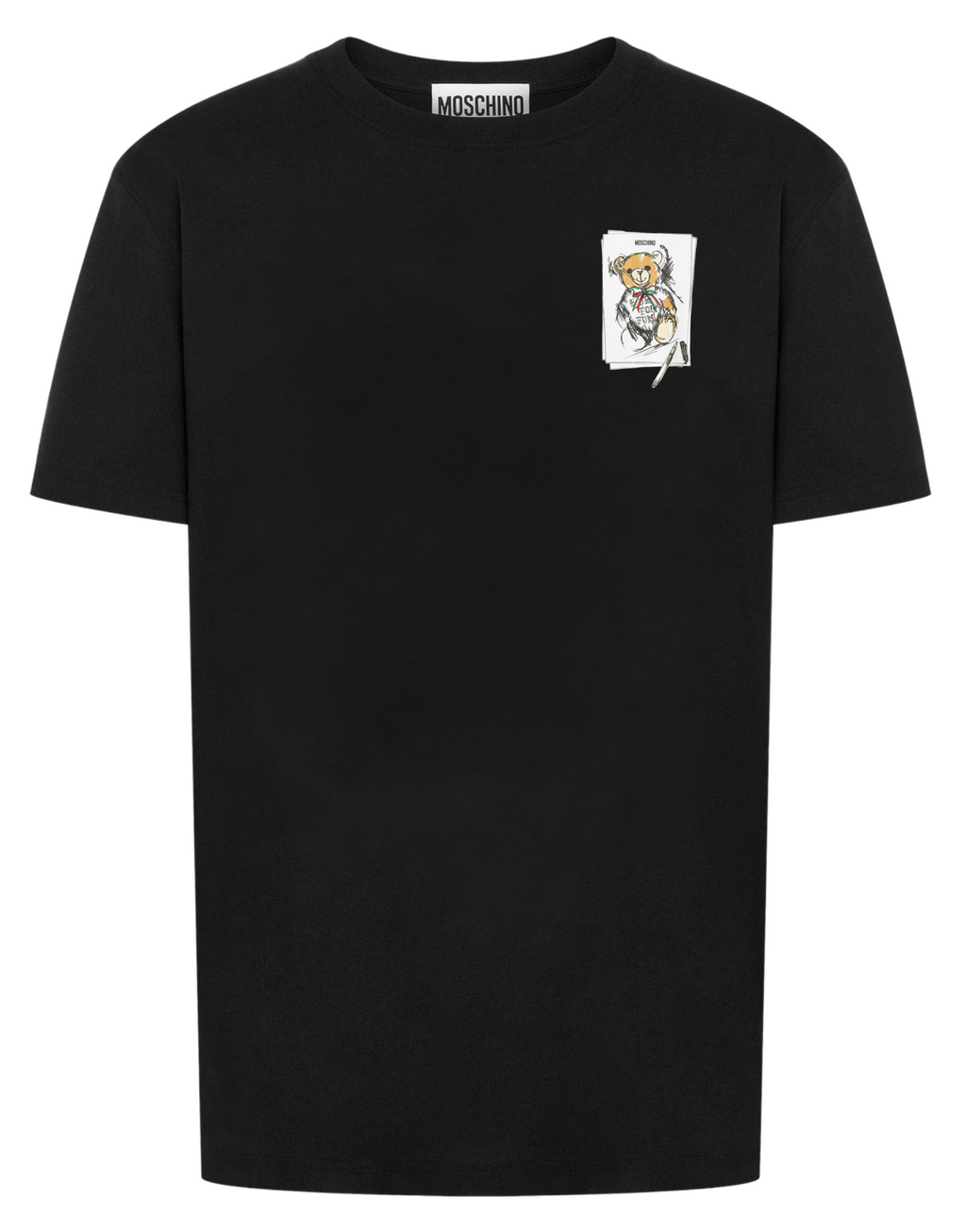 Women Moschino Teddy Bear Print T-shirt Small Logo