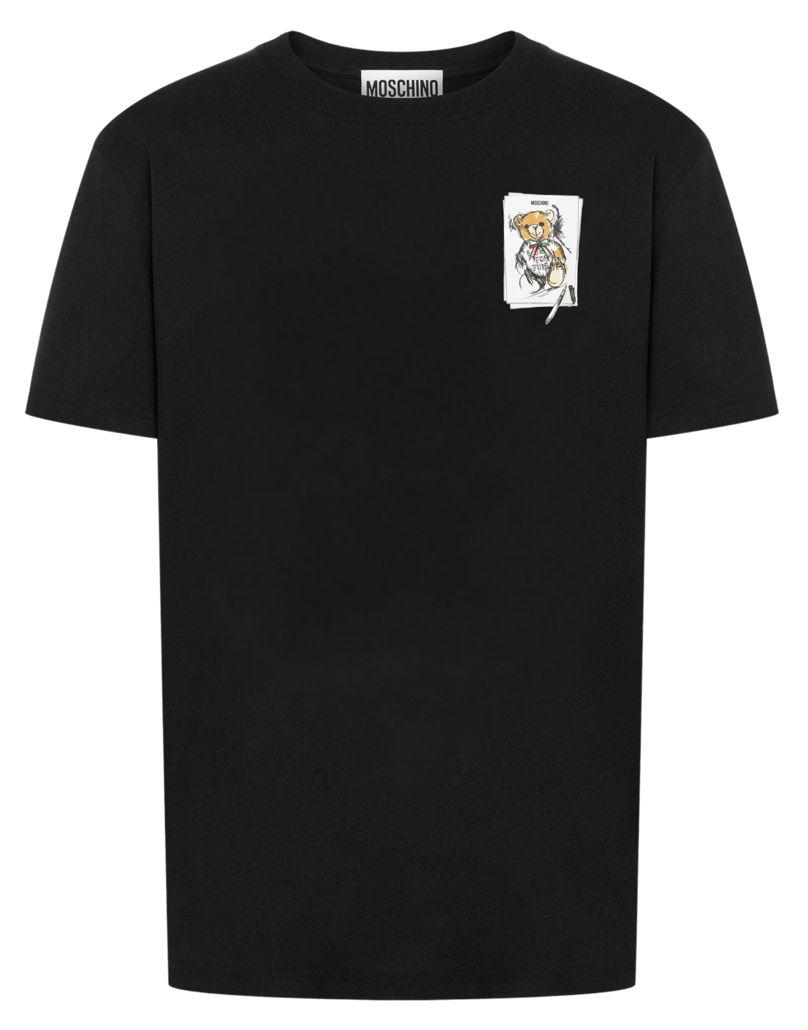 Women Moschino Teddy Bear Print T-shirt Small Logo