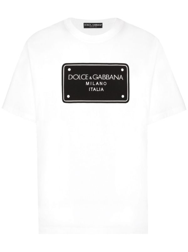 Women DG Black Box White Tshirt