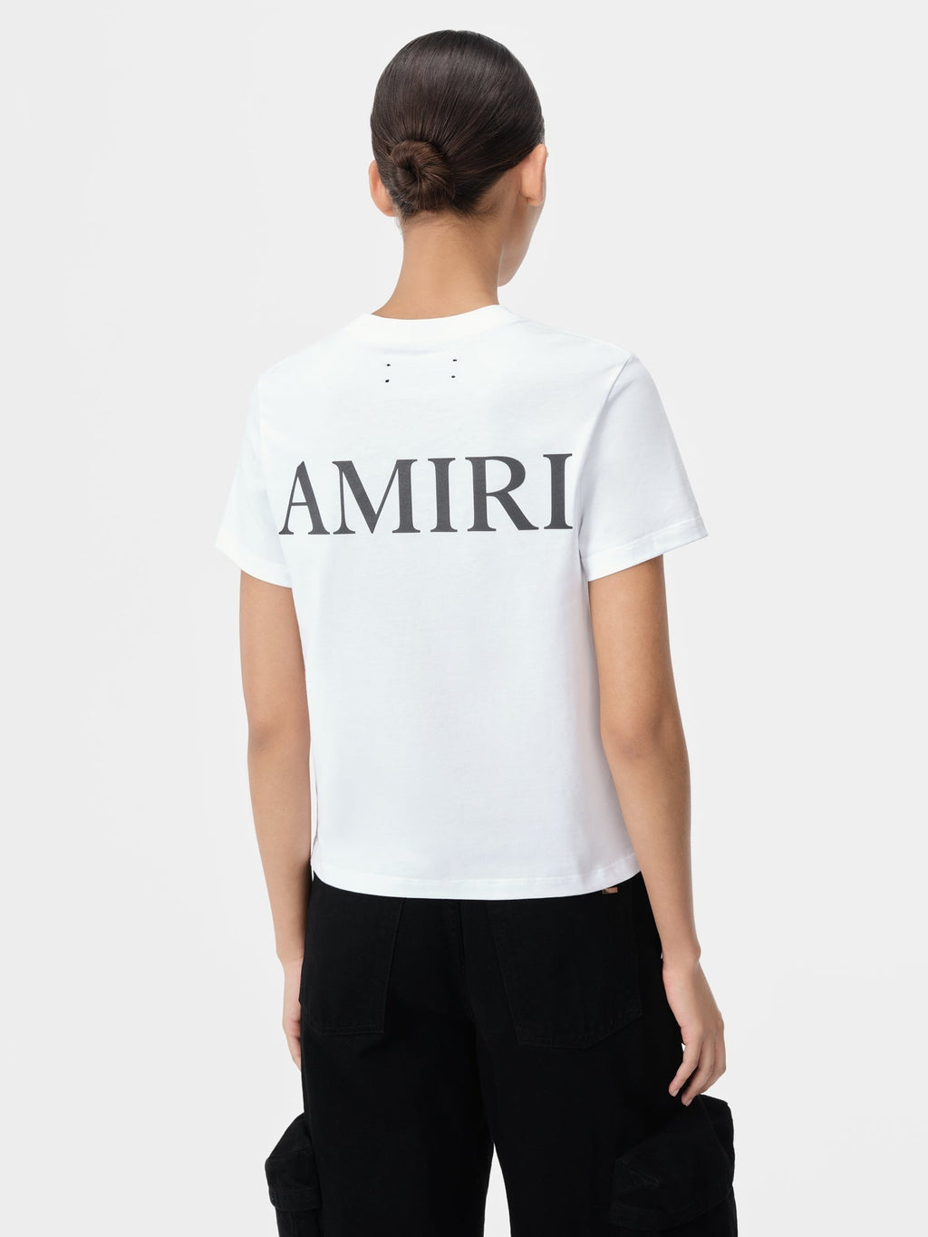 Women AMIRI WHITE T-SHIRT BACK PRINT