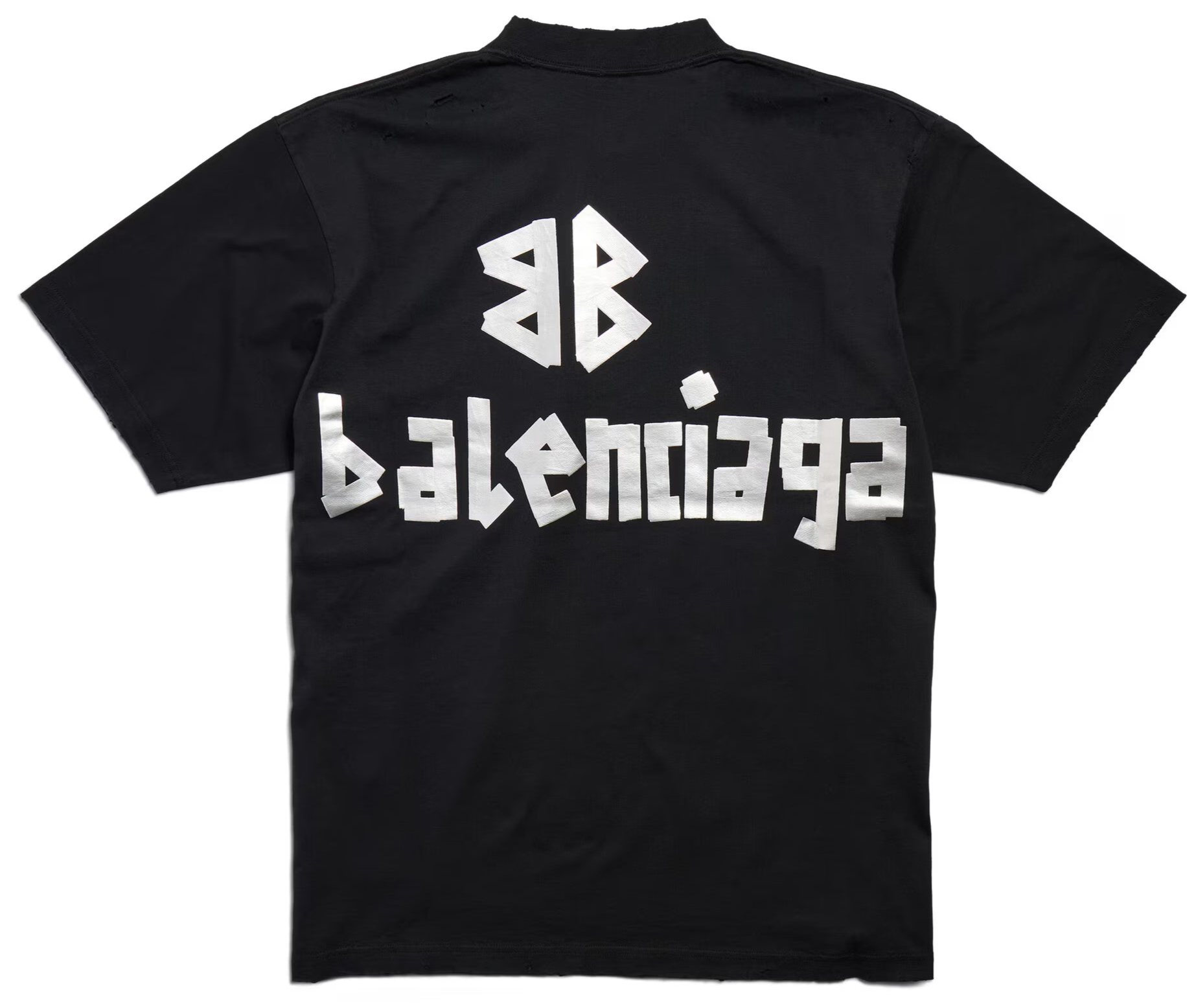 Women Balenciaga Black Tshirt